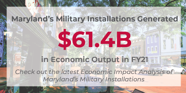 New Economic Impact Analysis Available for Maryland's Military Installations